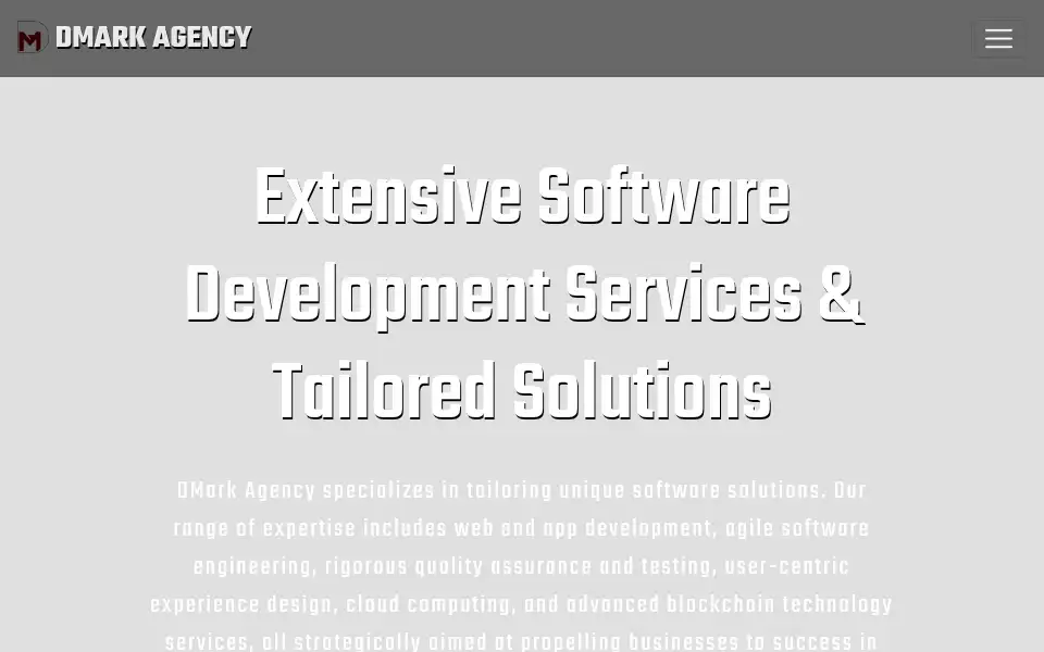 Screenshot of dmarkagency.net