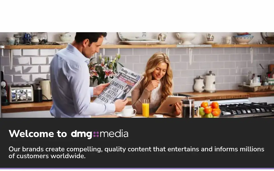 Screenshot of dmgmedia.co.uk