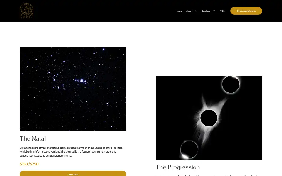 Screenshot of dmitryastrology.com