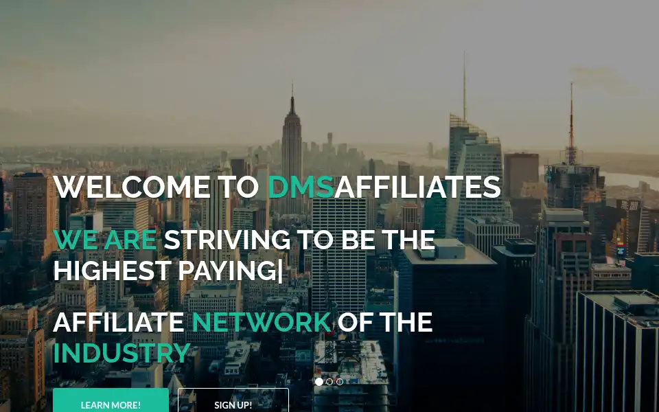Screenshot of dmsaffiliates.com