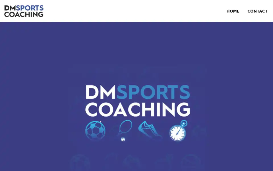 Screenshot of dmsportscoaching.co.uk