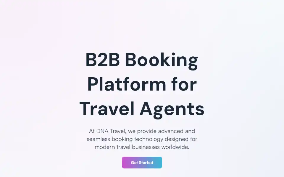 Screenshot of dnatravel.io