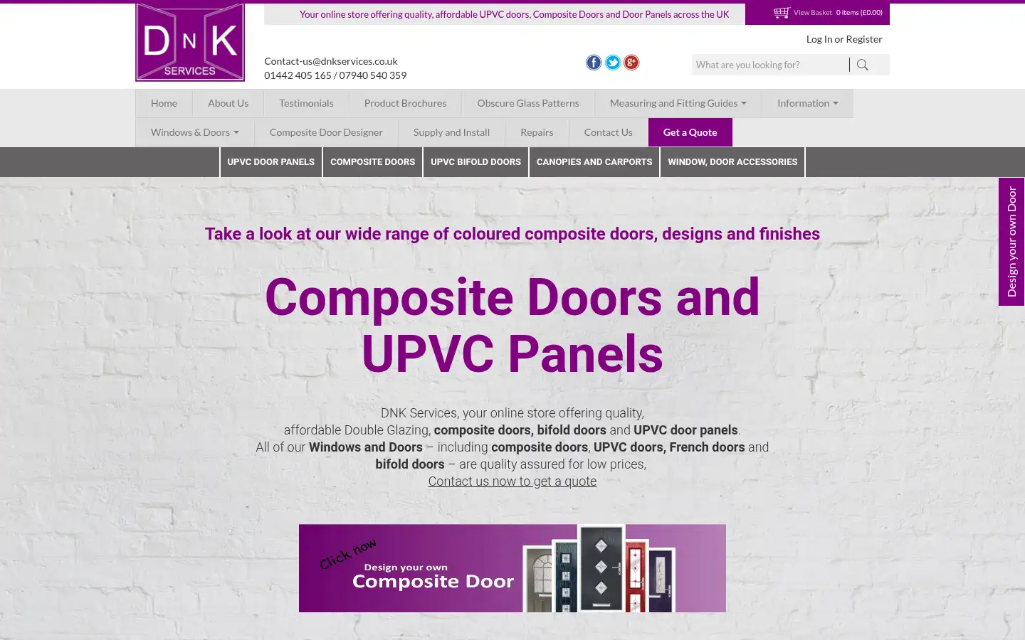 Screenshot of dnkservices.co.uk
