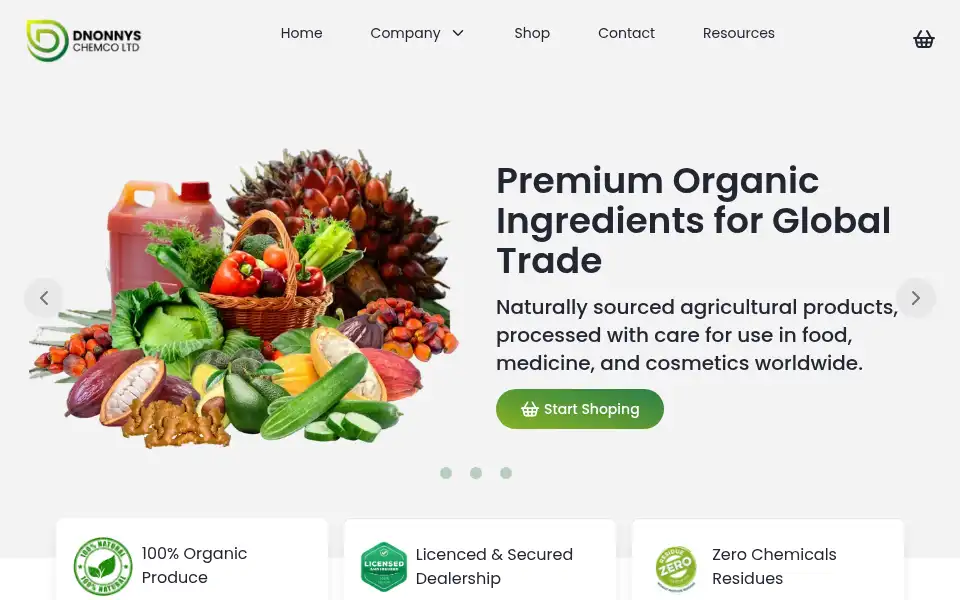 Screenshot of dnonnysltd.com