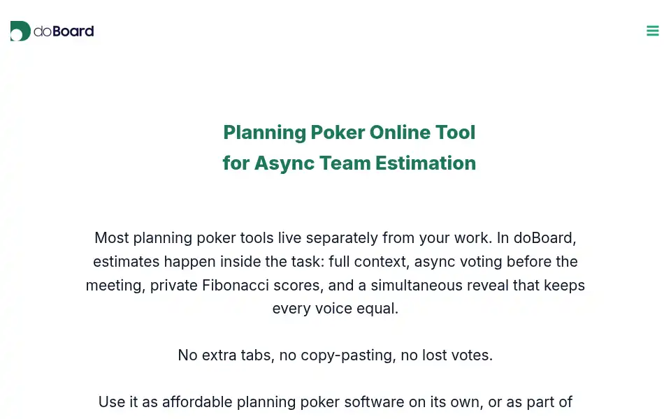 Screenshot of doboard.com