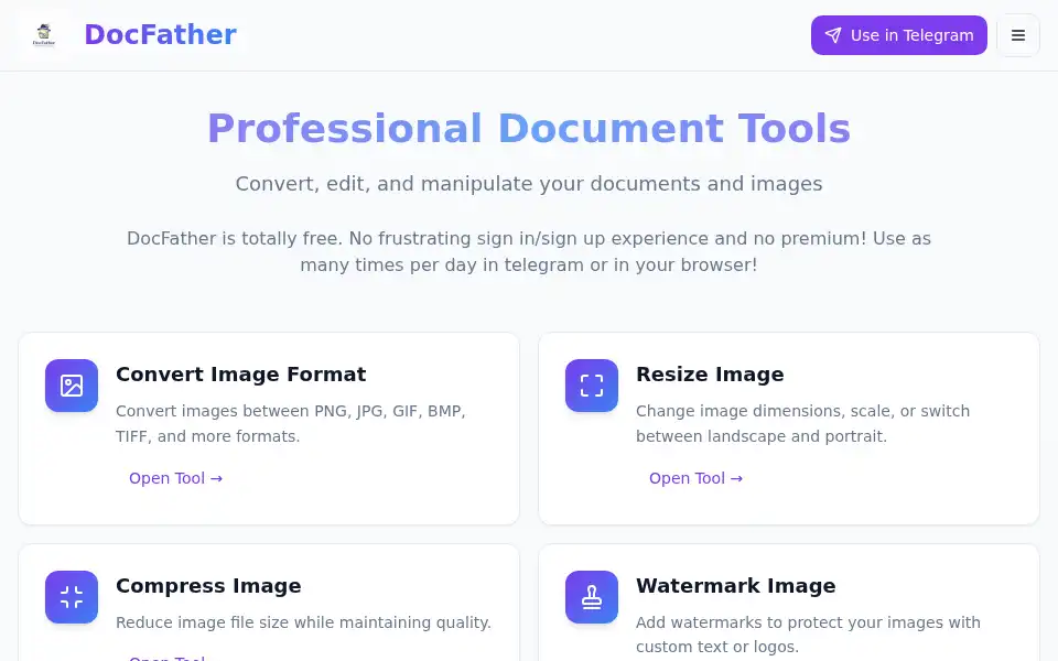 Screenshot of docfather.name.ng