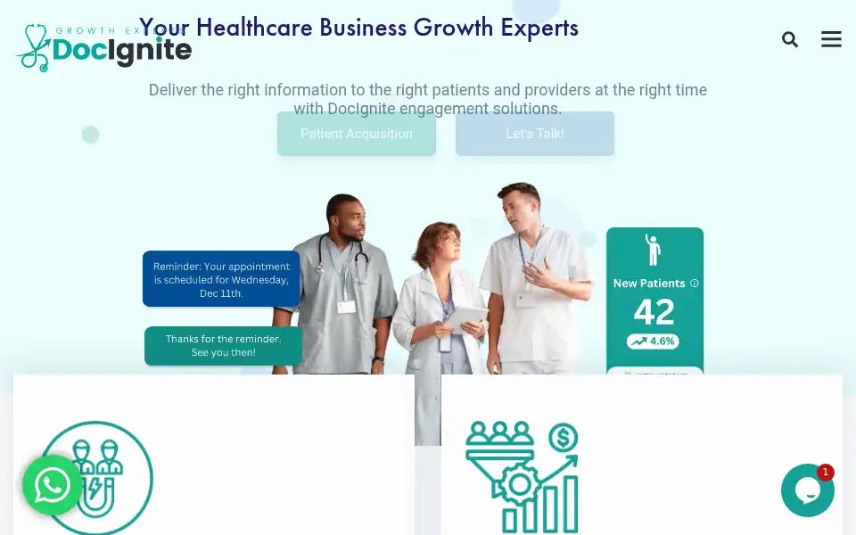 Screenshot of docignite.com