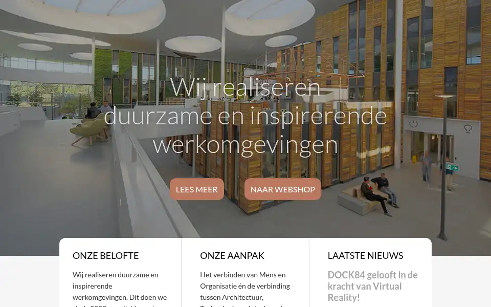 Screenshot of dock84.nl