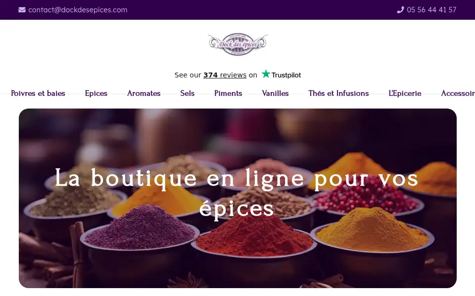 Screenshot of dockdesepices.com