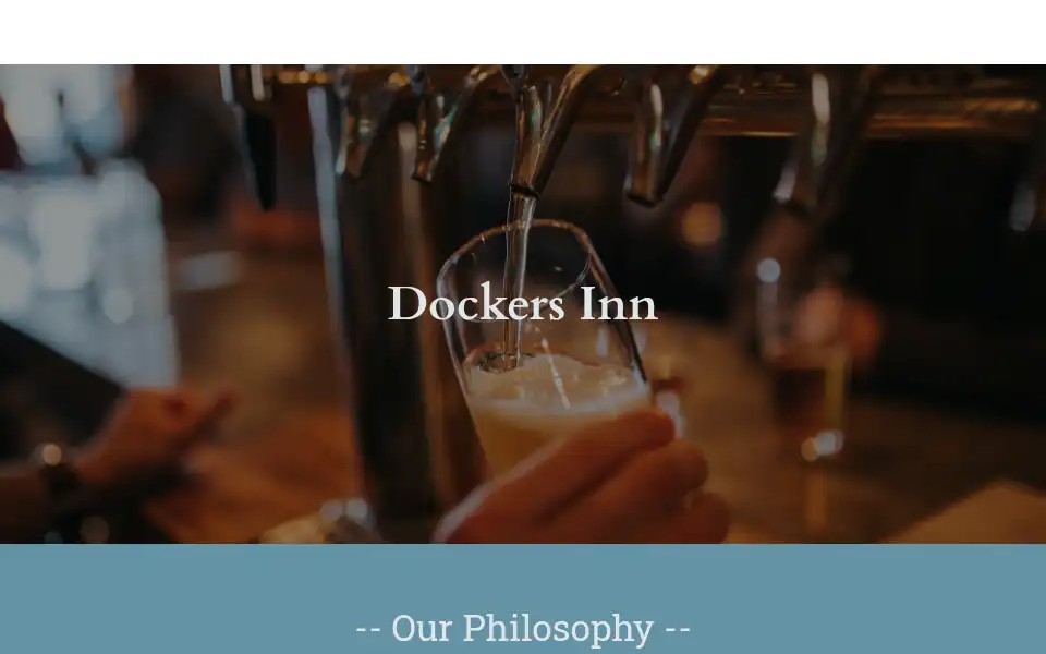 Screenshot of dockersinn.co.uk