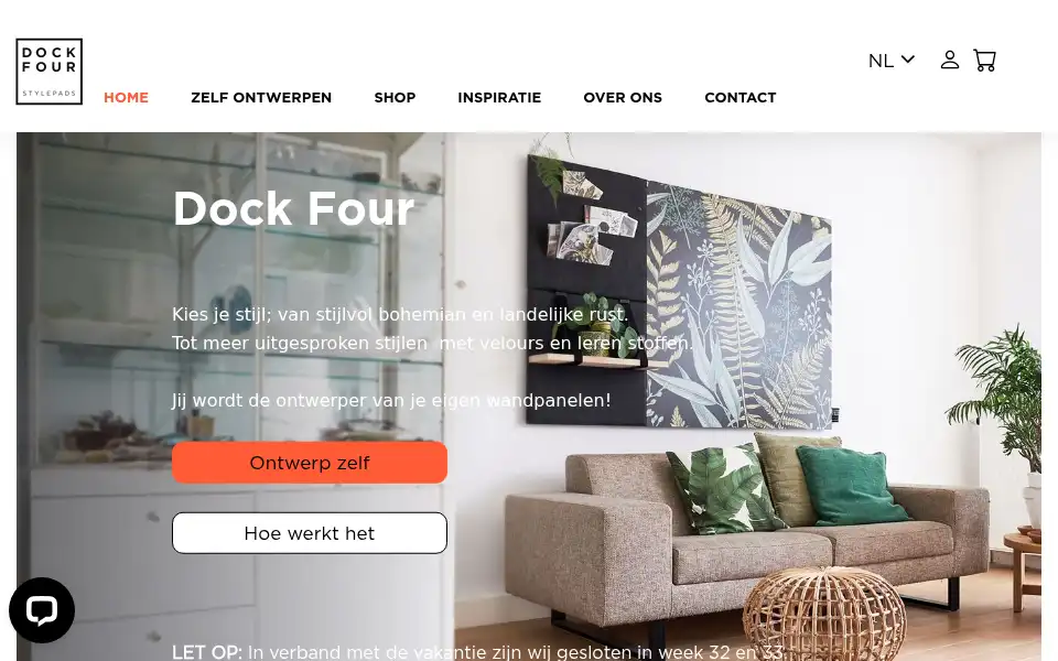 Screenshot of dockfour.com