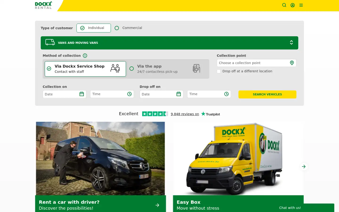 Screenshot of dockx.be