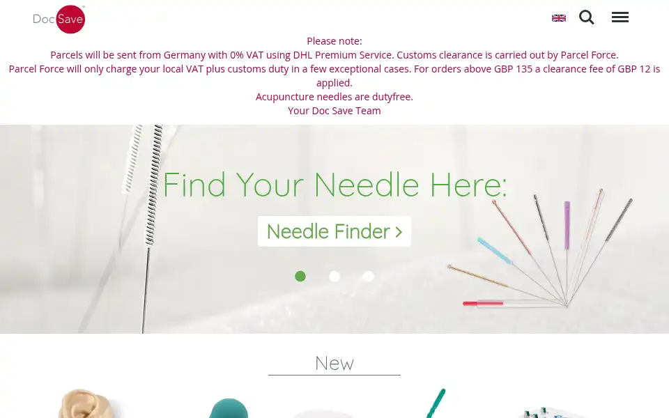Screenshot of docsave.co.uk