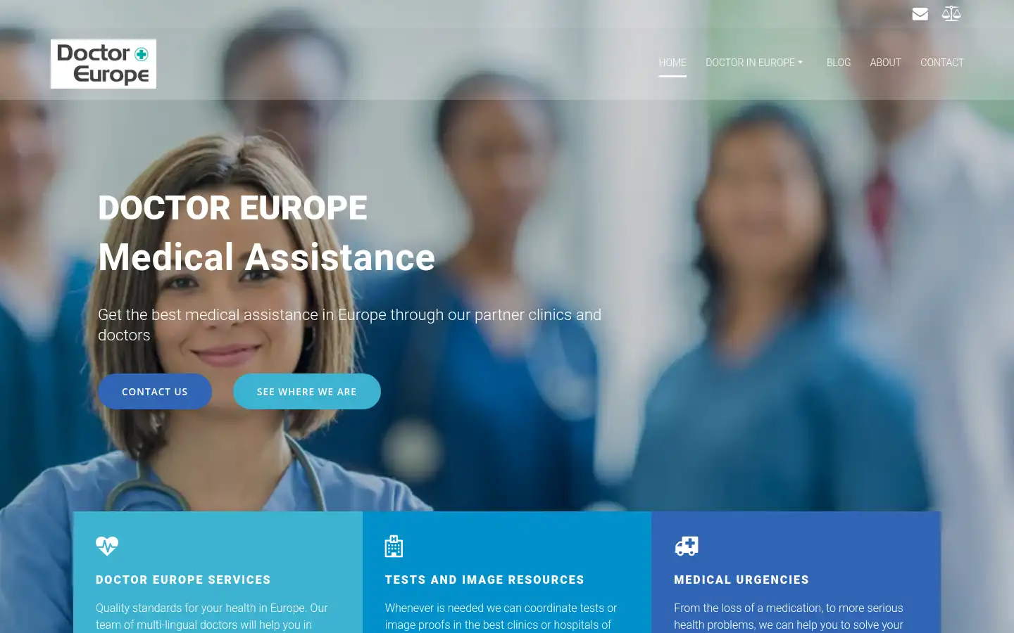 Screenshot of doctor-europe.com