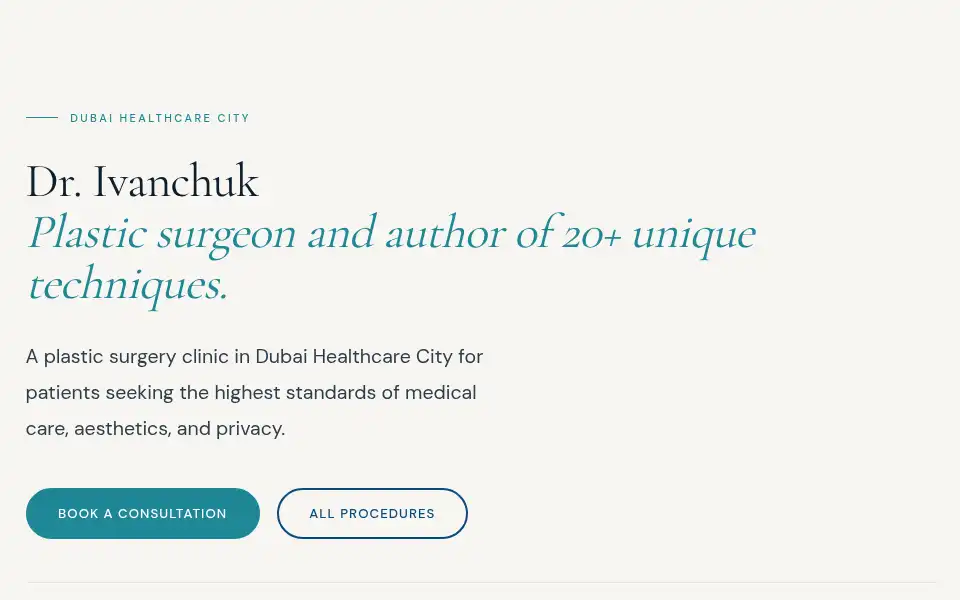Screenshot of doctor-ivanchuk.com