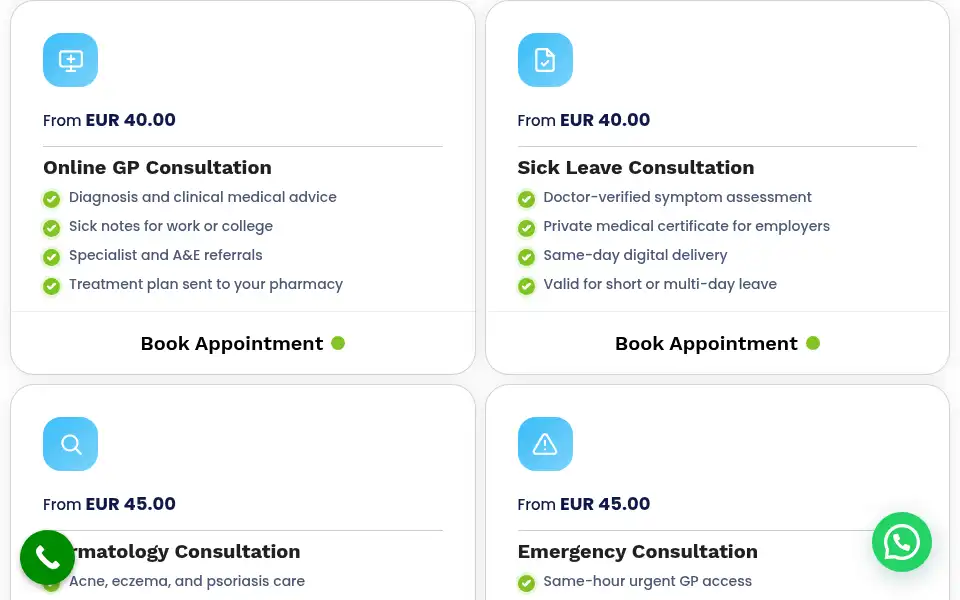 Screenshot of doctor247.ie