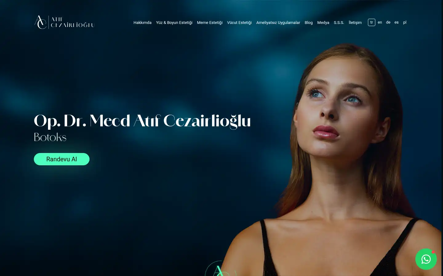 Screenshot of doctoratif.com
