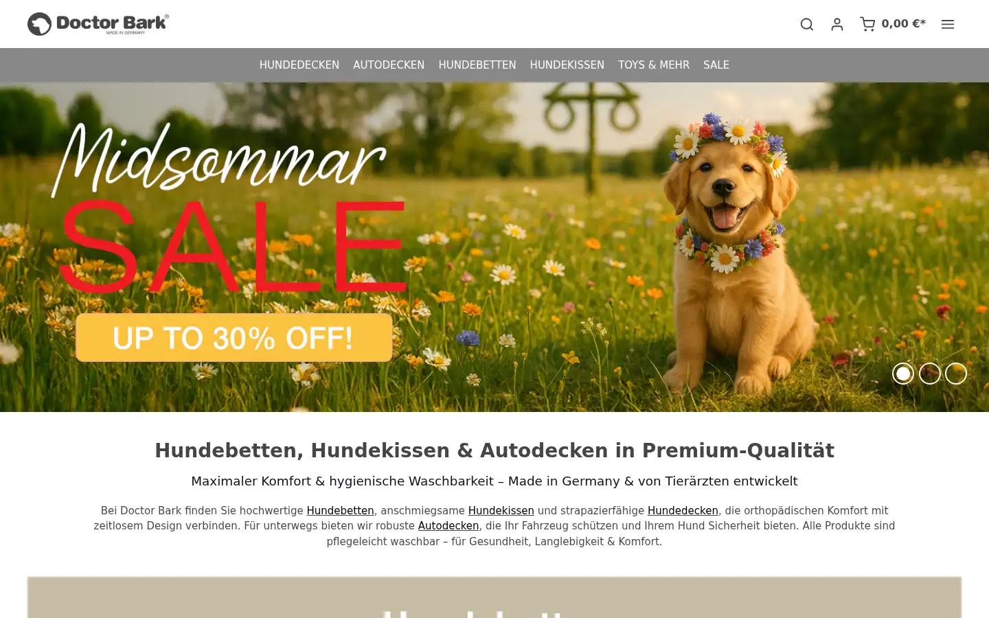 Screenshot of doctorbark.de