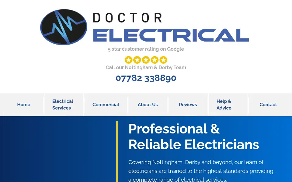 Screenshot of doctorelectrical.co.uk