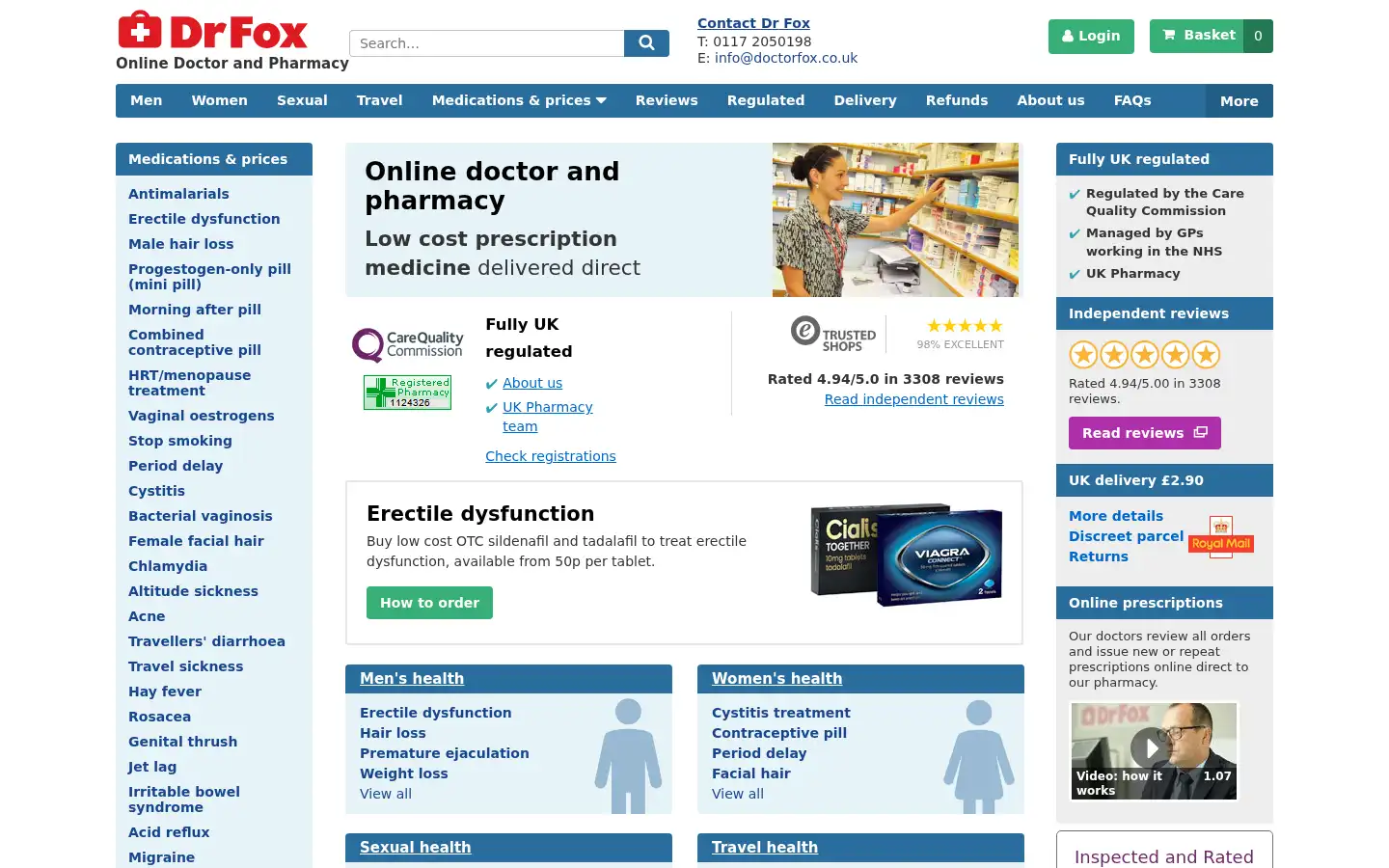Screenshot of doctorfox.co.uk