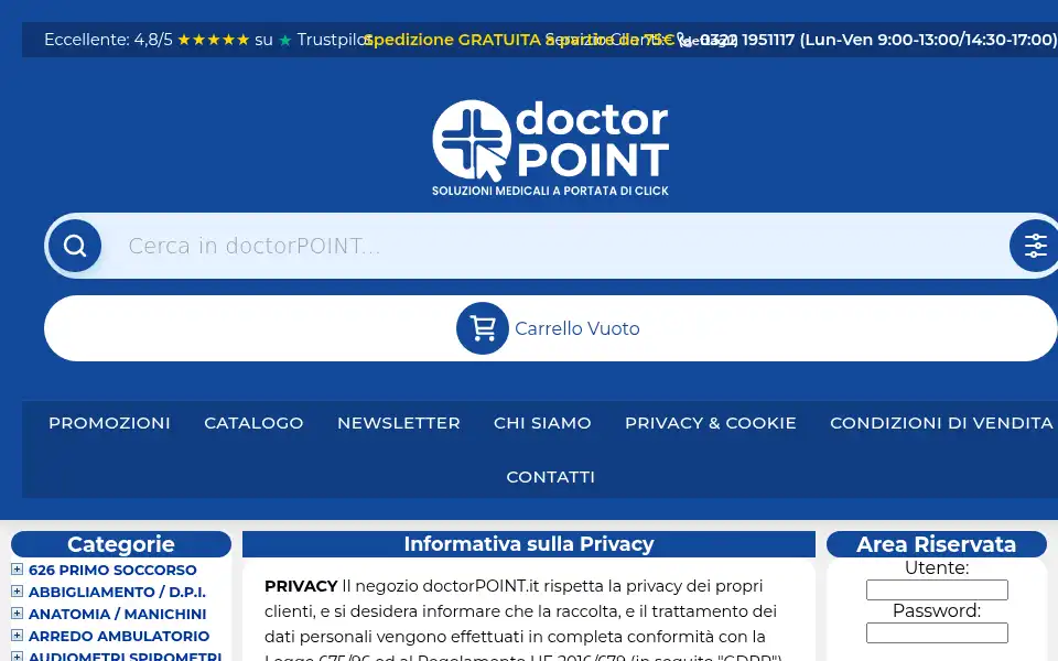 Screenshot of doctorpoint.it