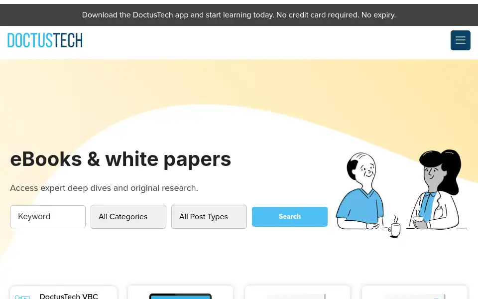 Screenshot of doctustech.com