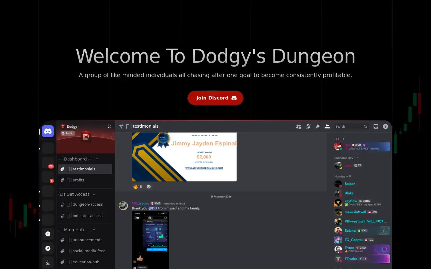 Screenshot of dodgysdungeon.com