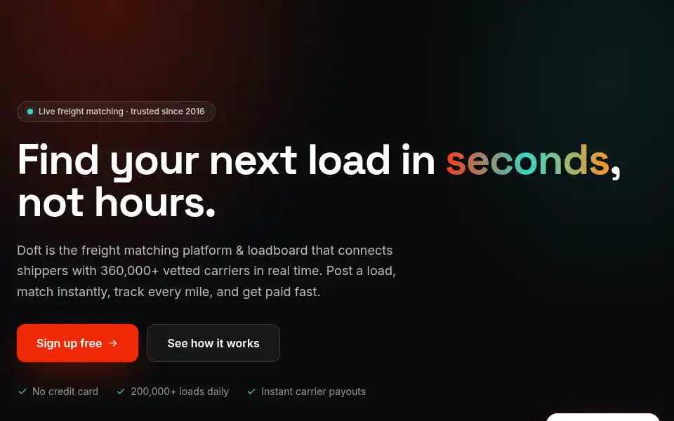 Screenshot of doft.com