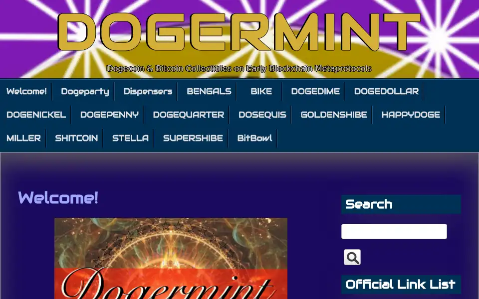 Screenshot of dogermint.com