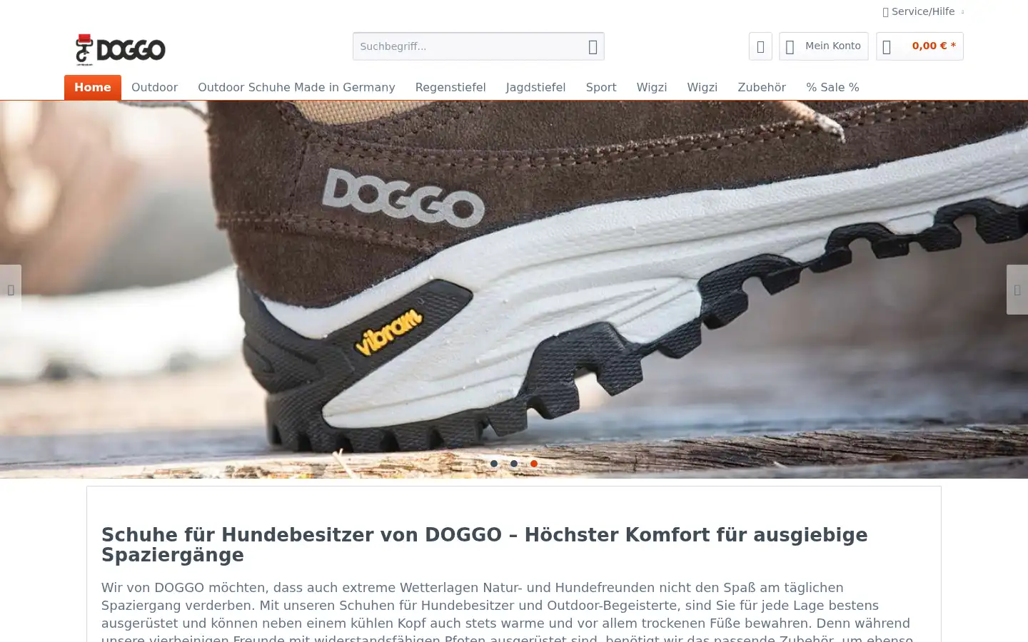 Screenshot of doggo.kaufen
