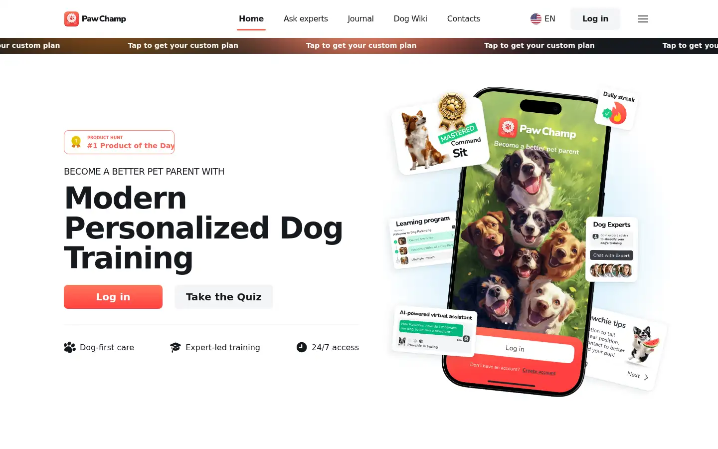 Screenshot of doggy-plan.com