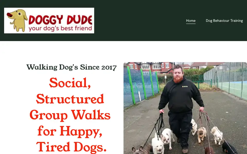 Screenshot of doggydude.co.uk