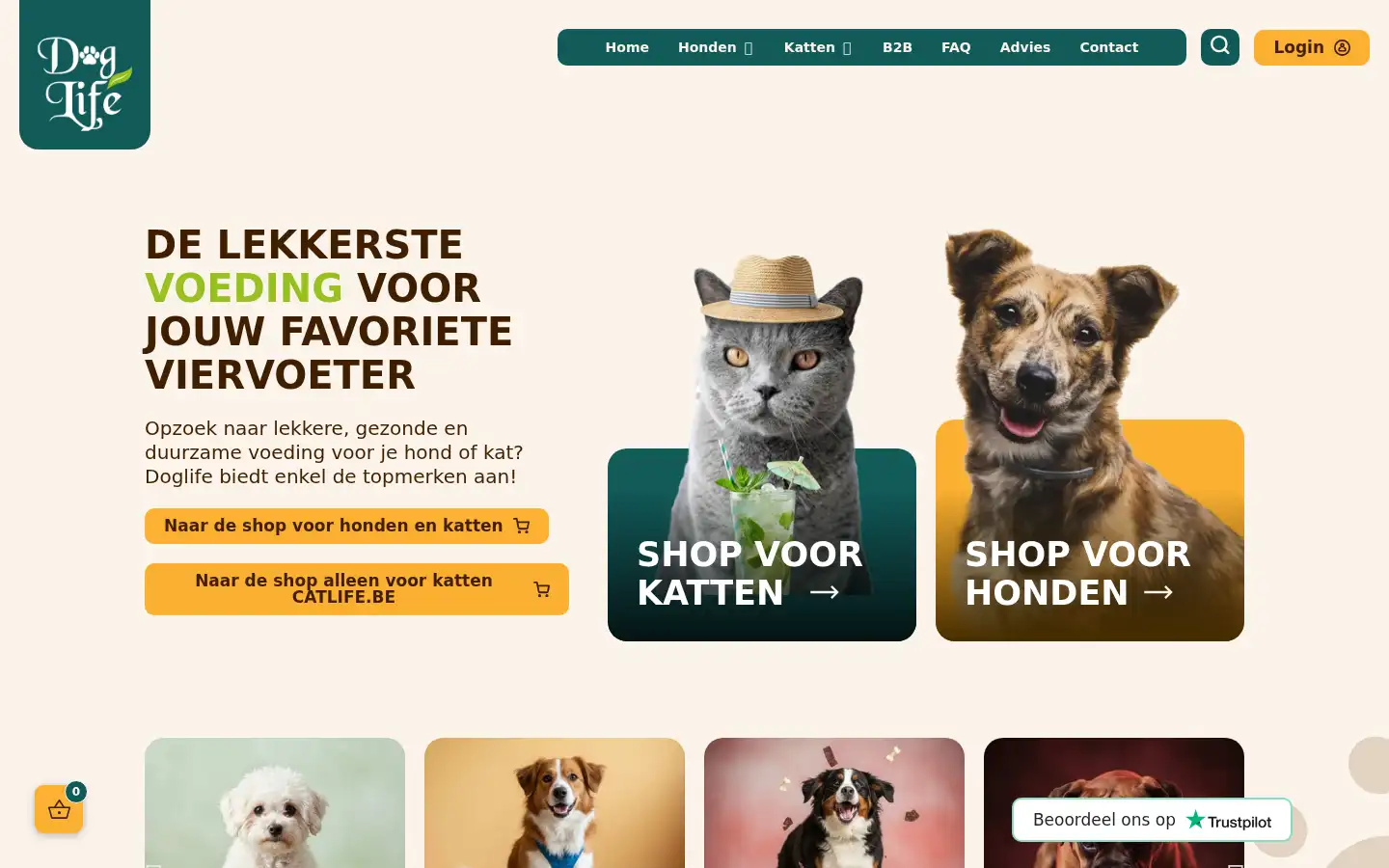 Screenshot of doglife.be
