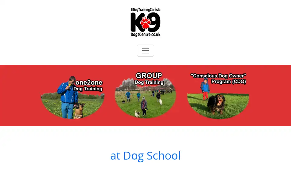 Screenshot of dogscentre.co.uk