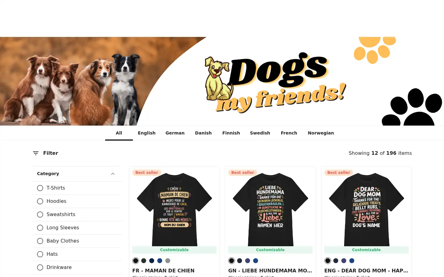 Screenshot of dogsmyfriends.com
