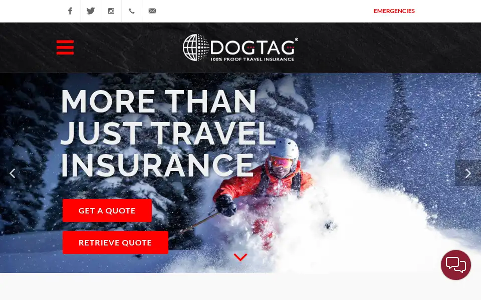 Screenshot of dogtag.co.uk