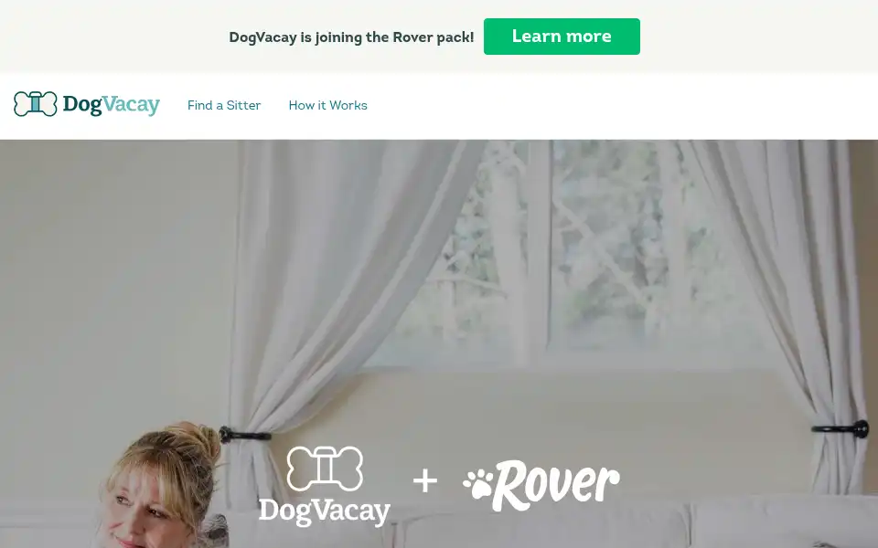 Screenshot of dogvacay.com