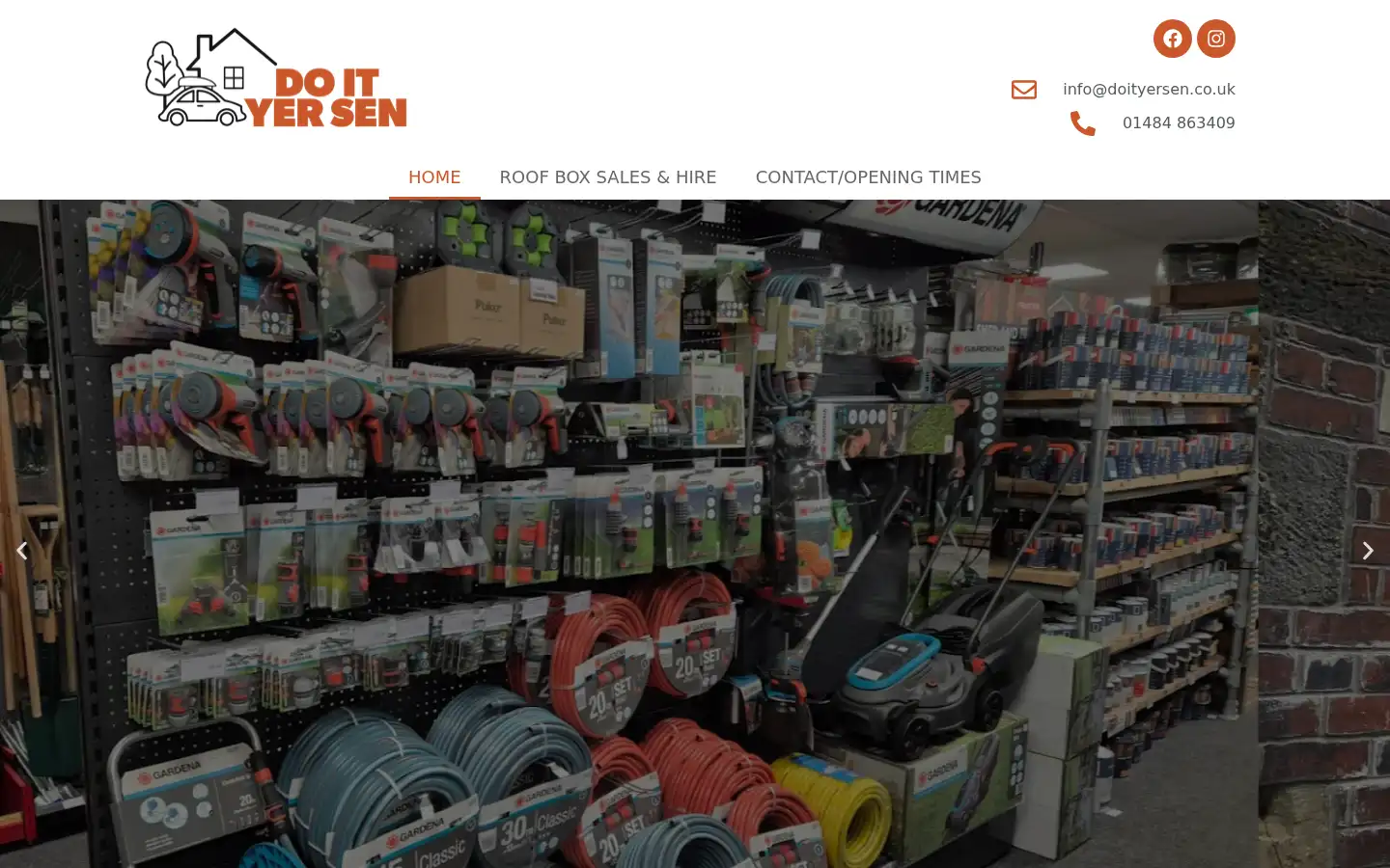 Screenshot of doityersen.co.uk