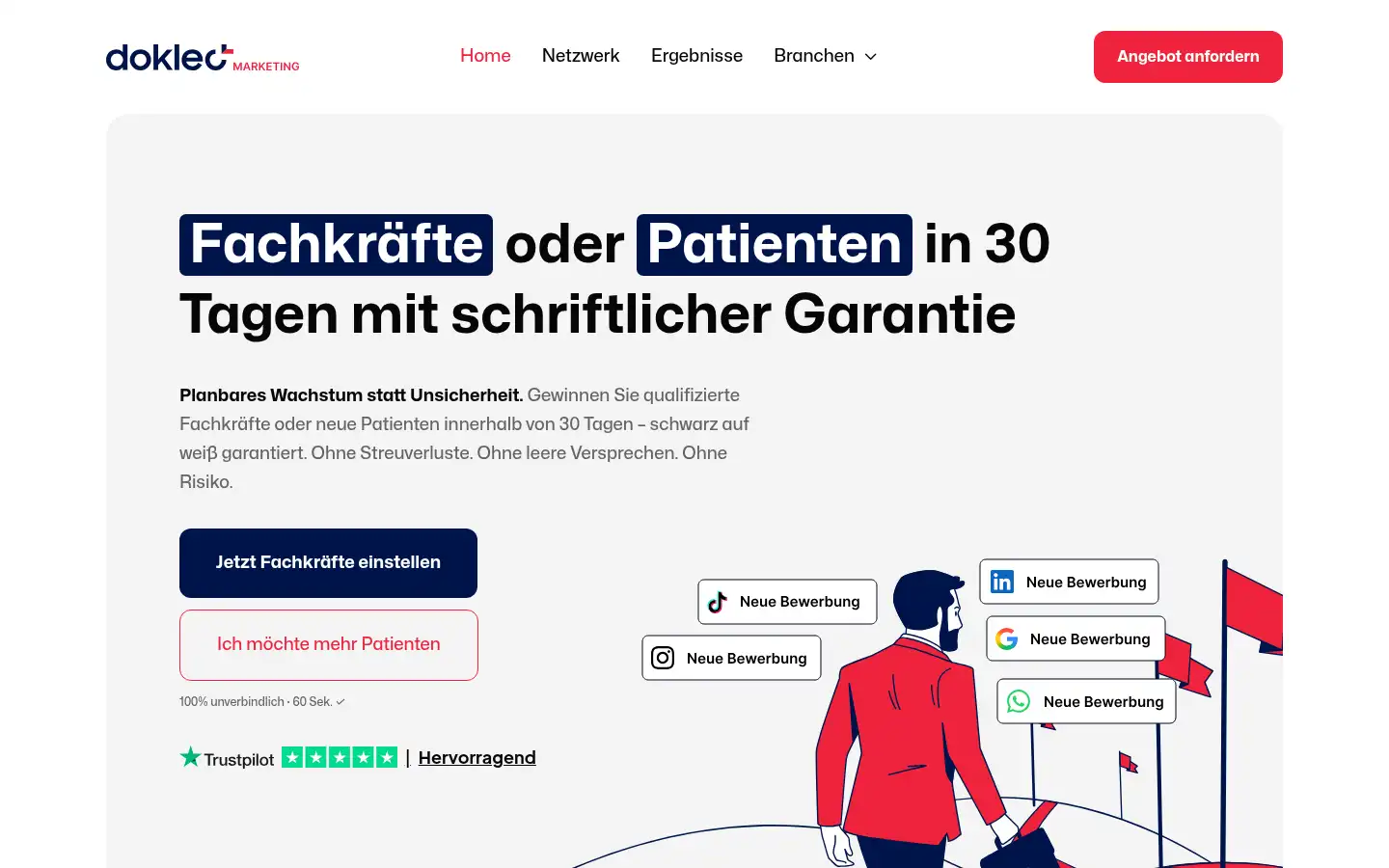 Screenshot of dokleo.de