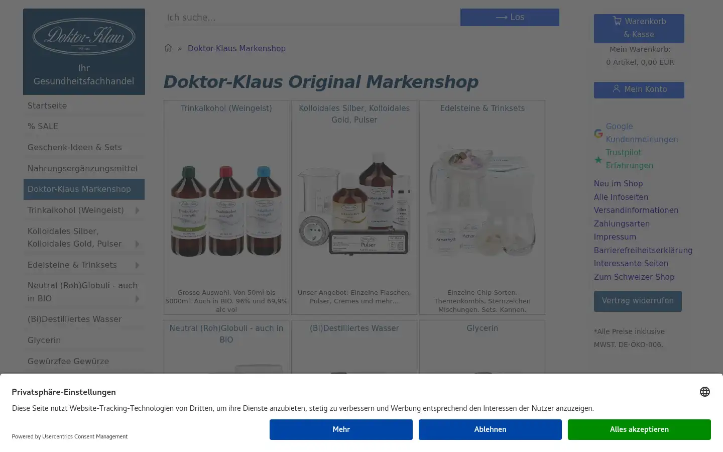 Screenshot of doktor-klaus.com
