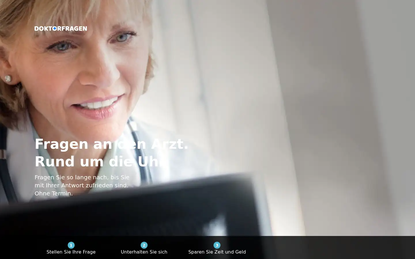Screenshot of doktorfragen.com