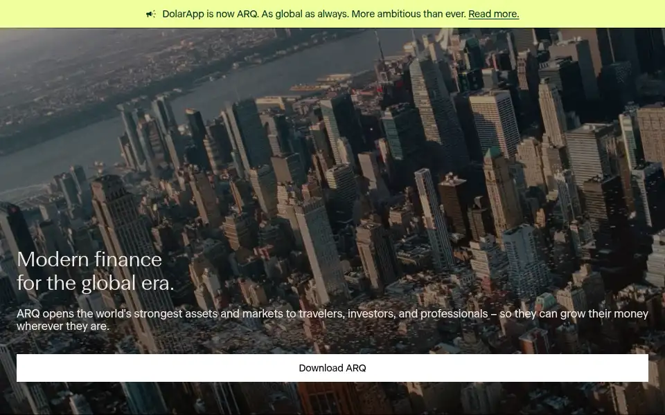 Screenshot of dolarapp.com