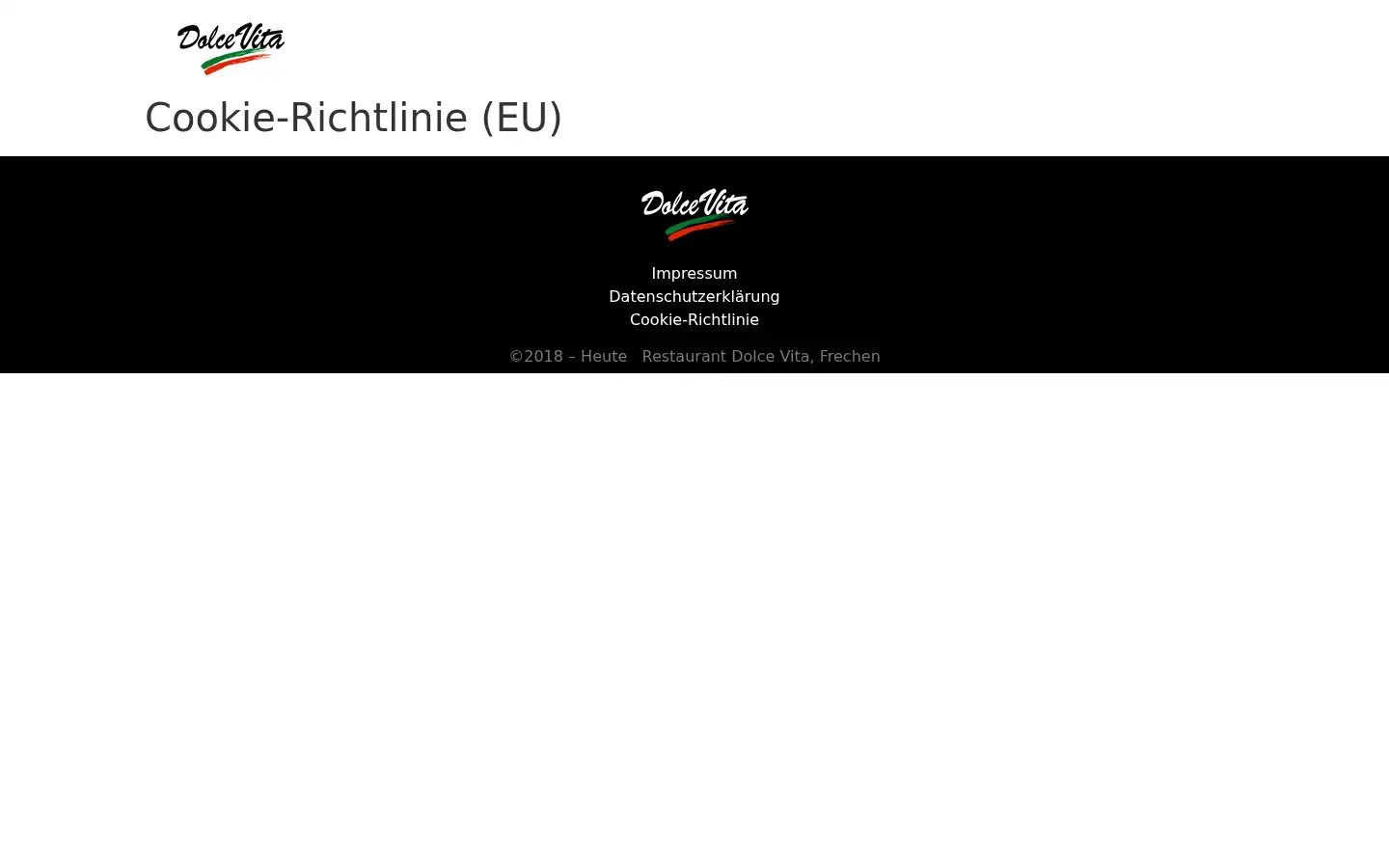 Screenshot of dolce-vita-frechen.de