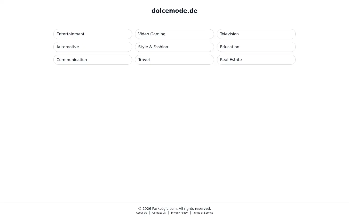 Screenshot of dolcemode.de
