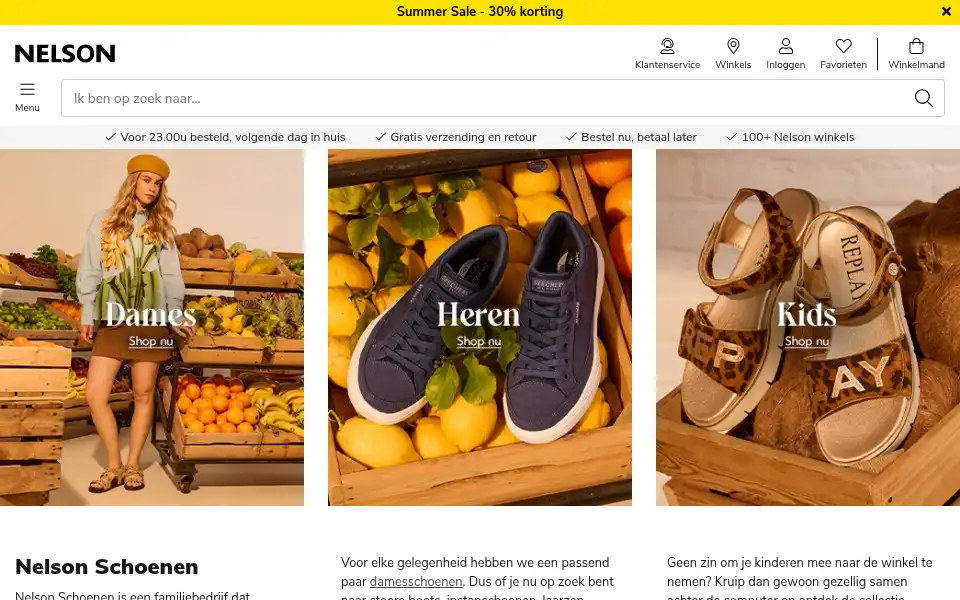 Screenshot of dolcis.nl