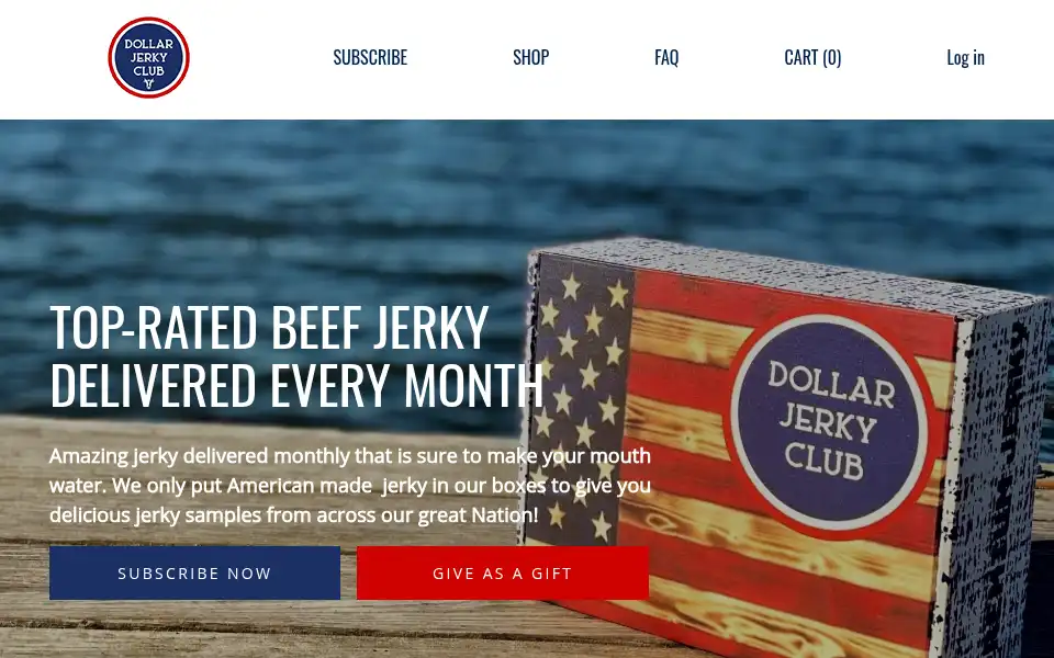 Screenshot of dollarjerkyclub.co