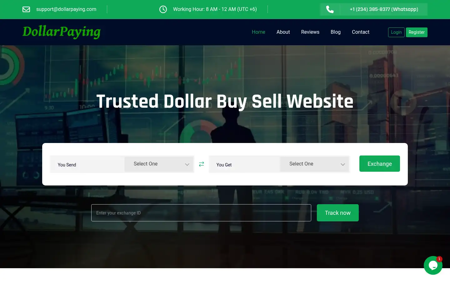 Screenshot of dollarpaying.com