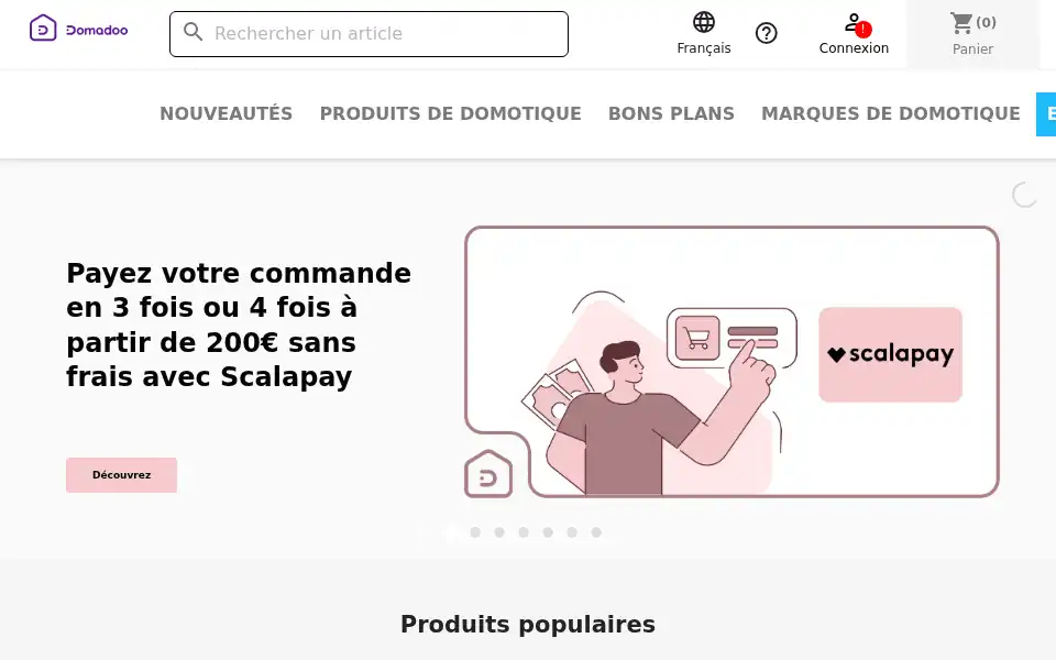 Screenshot of domadoo.fr