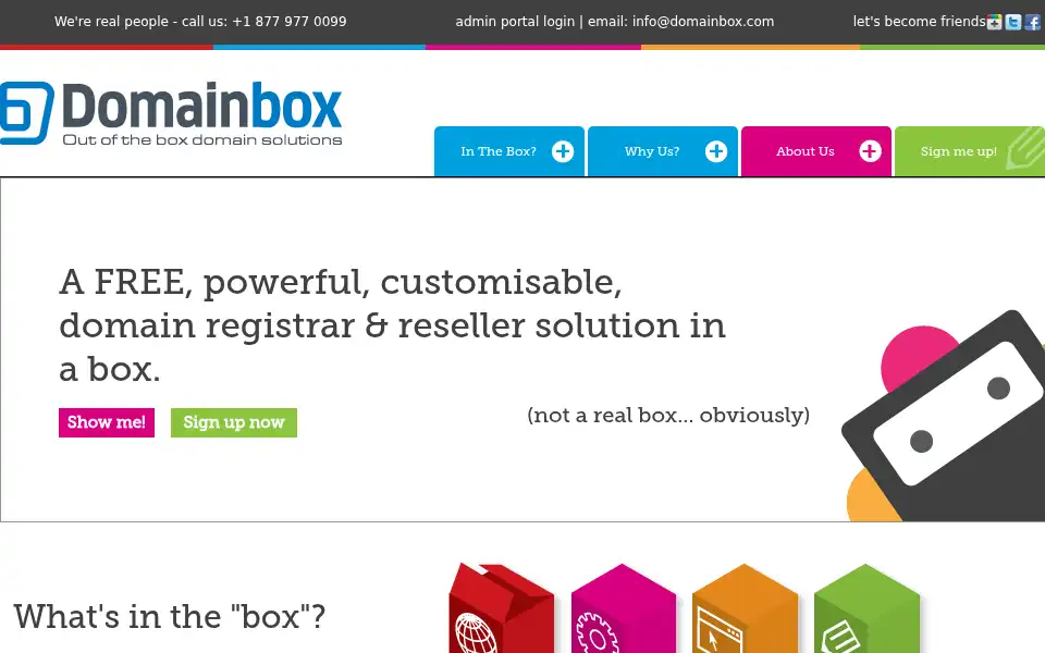 Screenshot of domainbox.net