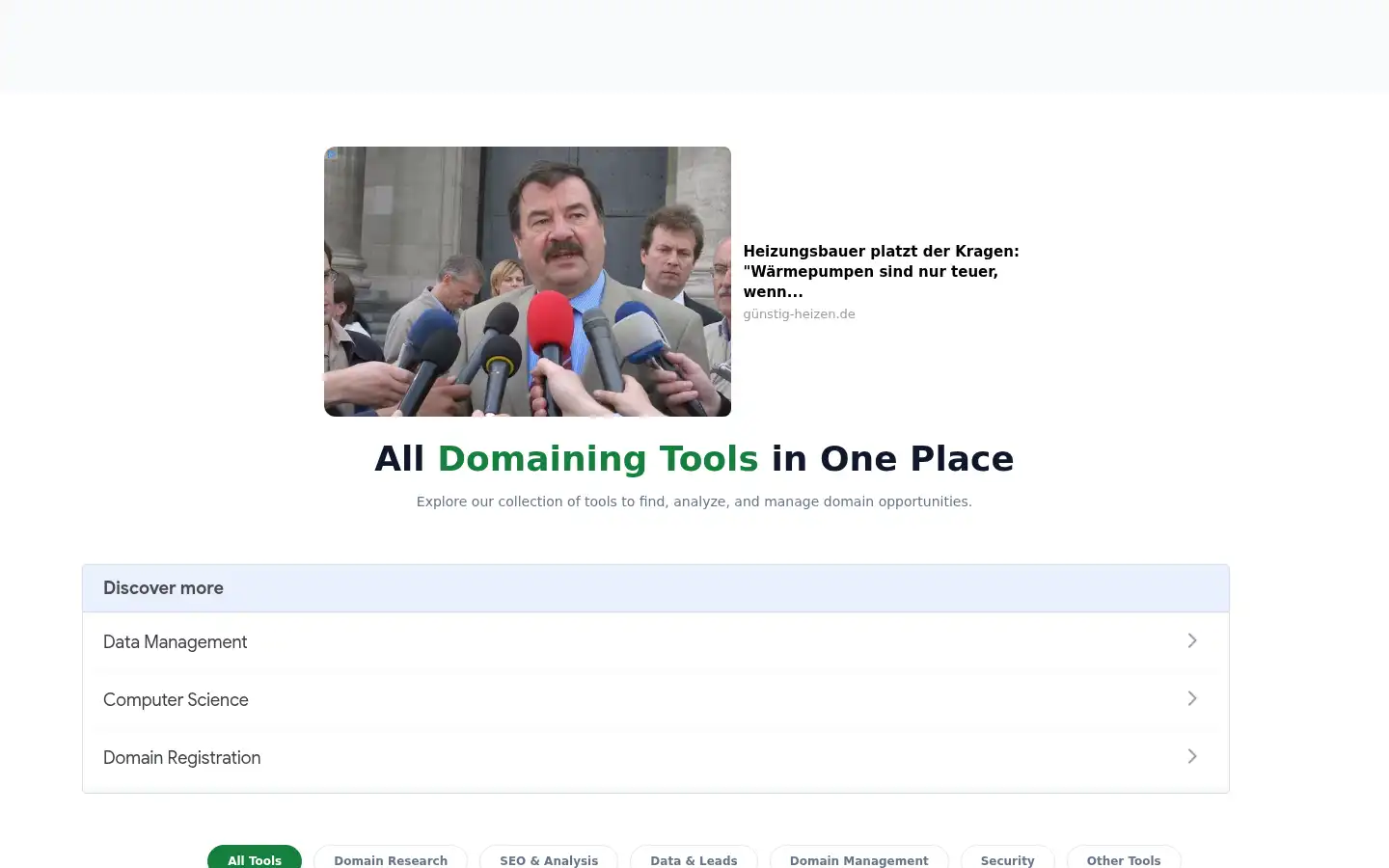 Screenshot of domainer24.com